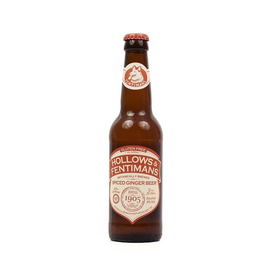 Hollows-Fentimans Spiced Ginger Beer 4% Alc. alkoholické 0,33 l