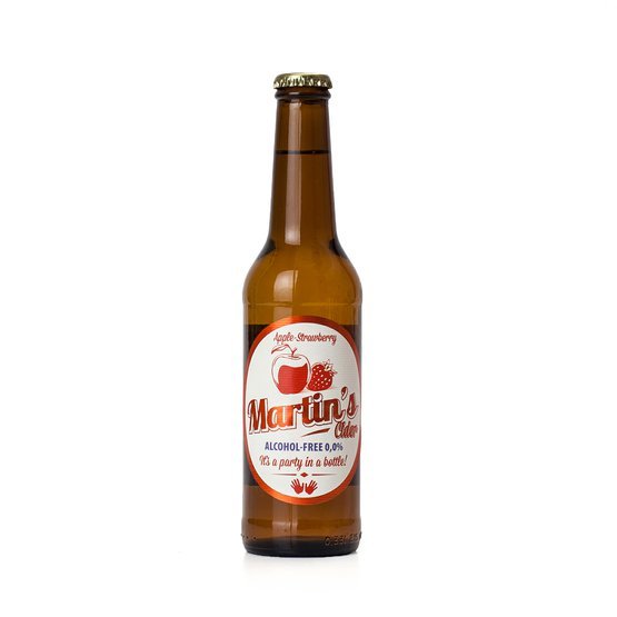 Martin's Cider Jahoda bez alkoholu 330 ml