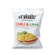 El Valle Bramborové chipsy chilli a limeta